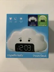 New Capello Kids Dream Cloud 3 In 1 Alarm Clock/Night Light/Wake Up Light