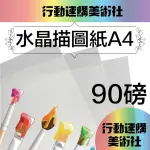 【克林CLEAN】水晶描圖紙90磅 A4/每包50張(透明紙 水晶紙 硫酸紙 臨摹紙 草圖紙 美術紙)