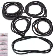 For Toyota Innova SUV 2010 17 Set 4Dr Tailgate Door Rubber Seal Weatherstrip