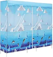 [Kichvoe] Heavy Duty Fabric Closet Portable Wardrobe Clothes Rack Covered Storage for Clean and Tidy Home