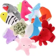 10Pcs Cute Ocean Animal Finger Puppets Interactive Finger for Imaginative Play Storytelling Bonding Activities Soft Comfortable