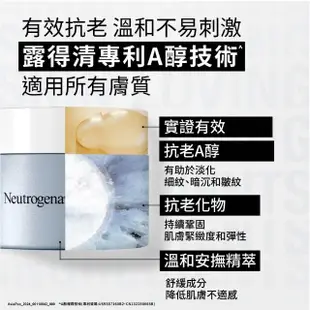 【Neutrogena 露得清】肌緻新生A醇晚霜30ml 2入組(全新升級/官方直營)