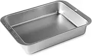 Nordic Ware USA Natural Aluminium Rectangular Baker, 25.5 x 18 x 4.5 cm,Silver