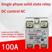 Single-phase DC controlled AC DC-AC solid state relay SSR-100DA 380VAC 100A