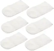 Generic 6pcs Newborn Belly Button Binder Cotton Baby Belly Button Belt Infant Cord Wrap White Baby Belly Protector for Newborns