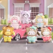Sanrio Family Characters - Latte Baby Series Plush Doll (6 Types) (Blind Box) Whole Set (Included 6 Single Boxes) - Whole Set (Included 6 Single Boxes)