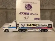 Geoff Bodine Exide Batteries Nascar 1/64 Diecast Hauler Semi Winross Racing