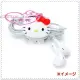 ♥小花花日本精品♥Hello Kitty 捲線器 耳機 集線器 捲線器 收線器 藍衣趴姿00409902