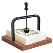 Wood Napkin Holder for Table, Multifunctional Napkin Holder with Metal Arm,