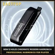 2025 NEW Chromatic Modern Harmonica ET12 Key Of C For Beginners