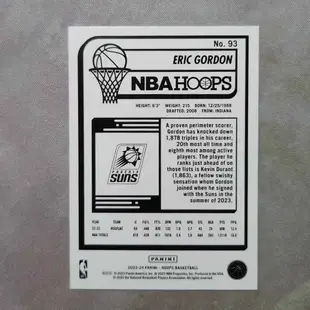 【正版】 2023-24 NBA 太陽 Eric Gordon 高登 Hoops NO.93