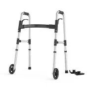Loyoda Walkers for Seniors FSA/HSA Eligible Folding Walker with Ski Glides 5'...