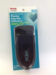 CVS Health Mens Plantar Flex Orthotics Heel & Arch Support One Pair Size 8 - 13