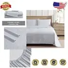 King Size Cotton Percale Sheets - Cool Relaxing Floral Design for Every Season