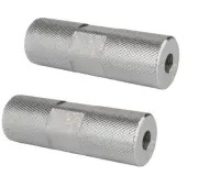 BMX OLD SCHOOL BIKE FOOT PEG PEGS 3/8" 3/8 AXLE 24T OR 26T SILVER