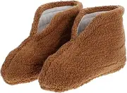 [BESPORTBLE] Warm Shoes and Boots Inside Ski Boot Socks Boot Liners Long Thermal Socks Rain Boot Liner Hiking Sock Liners Cold Weather Boot Liner Socks Insulated Socks Orange Plush