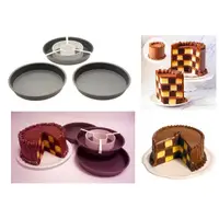 在飛比找蝦皮購物優惠-Checkerboard Cake Pan Set Non-