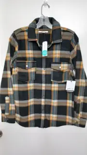 O'neill Fleece Jacket Zuma Shacket Plaid Button Up Fleece Women's XS