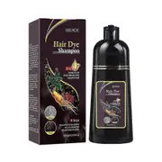 Joyy 100ml Organic Natural Fast Hair Dye Black Shampoo Plant Essence Black Hair Color Dye Shampoo For Cover Gray White Hair Natural brown