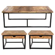 Belle Sumatra Coffee Table Set of 3