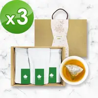 在飛比找PChome24h購物優惠-KOOS-清韻金萱烏龍茶-禮盒組3盒(3袋1盒)