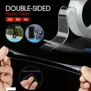 Anti-Slip Double-Sided Nano Tape Traceless Clear Adhesive Invisible Gel AU