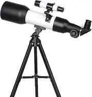 Ultra Hd, 60mm Aperture 360mm Telescope for Beginners Portable Refractor Telescope with Finder Scope and Phone Adapter Handheld Telescope