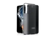 For Samsung Galaxy S22 Plus 5G Case Matte TPU Clear Slim Shockproof Cover-For Galaxy S22 Plus-Grey