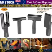 1 Inch Blacksmith Anvil Forge Hardy Hot Cut Creasing Stake Fuller Bending Set