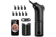 Electric Ear Wax Rmoval Kit Ear Cleaner with Camera and Light Ear Cleaning Kit with 10 Ear Tips, Ear Wax Removal Tool Camera with 1080P, Ear Camera for iOS & Android Phones
