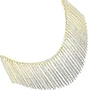 Rhinestone Tassel Fringe Trim Chain Clothing Accessories for DIY Crafts Fashionable Rhinestone Decoration for Clothing Bags Hats and More Strip