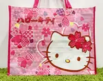 【震撼精品百貨】凱蒂貓_HELLO KITTY~日本SANRIO三麗鷗 KITTY 購物袋/環保袋-櫻花#31312