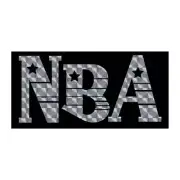 NBA - Black PRISM plate decal - old school bmx