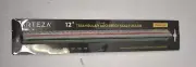 Arteza 12" Triangular Architect Scale Aluminum Color Coded Grooves Imperial
