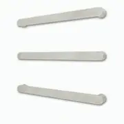 Radiant Brushed Satin 650mm Single Flat Faced with curved fixing arm Heated (Left or Right Wiring) BRU-ASPEN-650