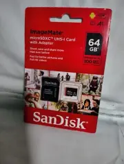 SanDisk ImageMate microSDXC UHS-I Card with Adapter 64GB