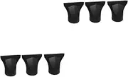 2sets Hair Dryer Nozzles 4.35-4.5cm Diffuser Head for Hair Dryer Plastic Air Diffuser Attachment Styling Tool for Hairdressing 3pcs*2