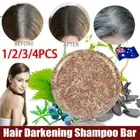 Hair Darkening Shampoo Bar Soap Hair Shampoo Polygonum Essence Hair Cleansing AU
