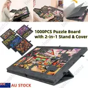1000 Pcs jigsaw Puzzle Board Portable Felt Puzzle Plateau 6 Drawers Puzzle Table