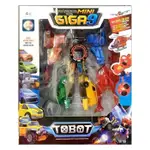 TOBOT MINI GIGA 9 結合了 9 個汽車兒童收藏玩具