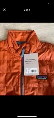 New With Tag Patagonia Nano Jacket Kids Size Large