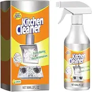 Kitchen Degreaser Cleaner, 60ml Kitchen Pots And Pan Cleaner, Stain Remover Spray for Kitchen, Multipurpose Degreaser Cleaner Foam, Super Strong Multi-Surfaces Cleaner for Pots, Stoves, Pot Bottoms