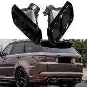 Black Tail Exhaust Pipe Tips For Land Rover Range Rover Sport SVR 2014-2021 (for: Land Rover)