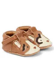 [Donsje] Donsje Baby Spark Calico Cat leather shoes