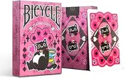 Bicycle Cat Cute Kawaii Anime Pet Playing Cards, Pink, 1 Deck