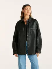 Vegan Leather Shirt