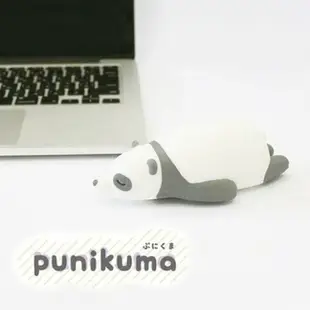 日本正版 Punikuma 滑鼠護腕 熊貓護脘 脘托 電腦護腕 打電腦護腕 辦公室小物 療癒小物 滑鼠 -富士通販