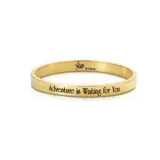 Disney Couture Kingdom Junior Beauty And The Beast Belle Bangle Yellow Gold