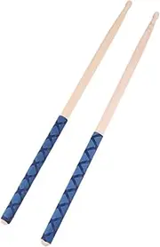 SWOOMEY 2 Pairs Maple Wood Drumsticks for Drum Comfortable Grip Percussion Instruments with Velveteen Bag for Beginners and Professionals Durable and Odorless Material