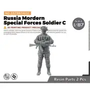 SSMODEL 401C 1/87 HO Scale Russia Mordern Special Forces SoldierC